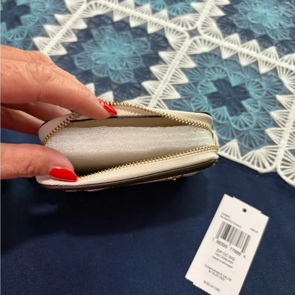 Coach signature chalk zip card wallet - Picture 4 of 5